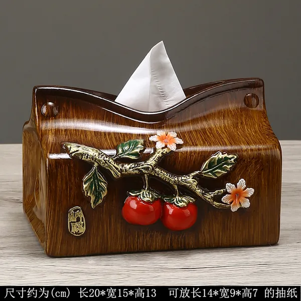 Retro wood grain persimmon bag model, size as shown below