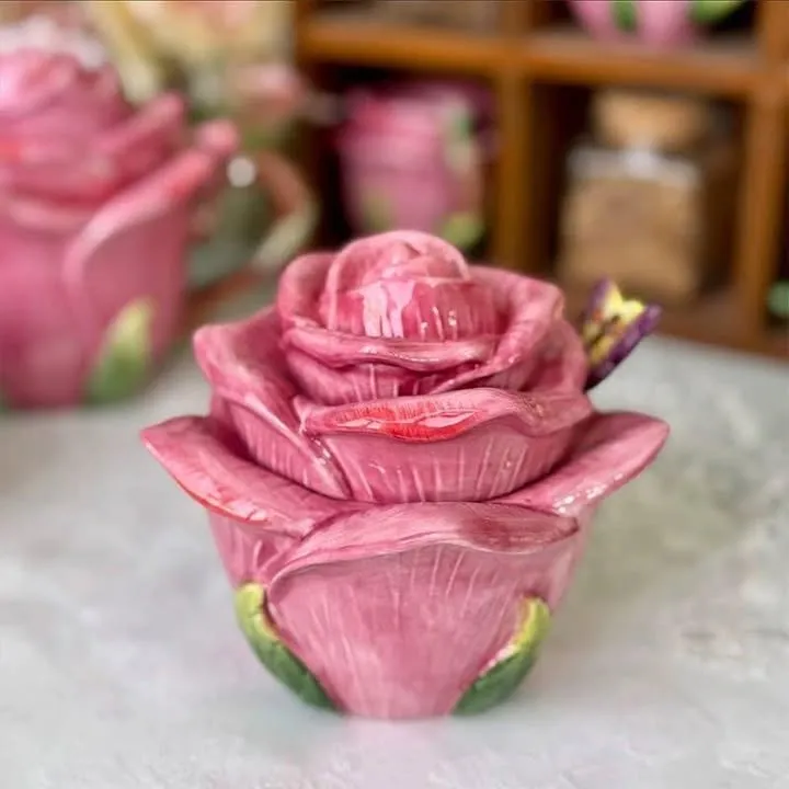Premium rose salt / spices jar