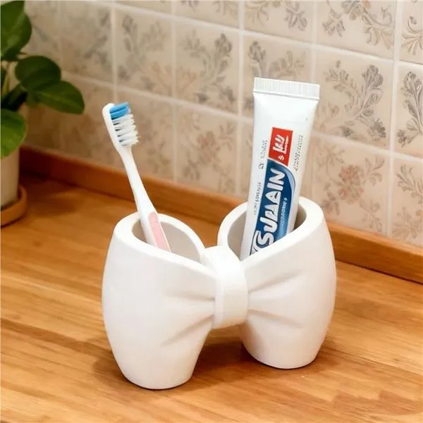 Bow Toothbrush Holder/Pen Holder