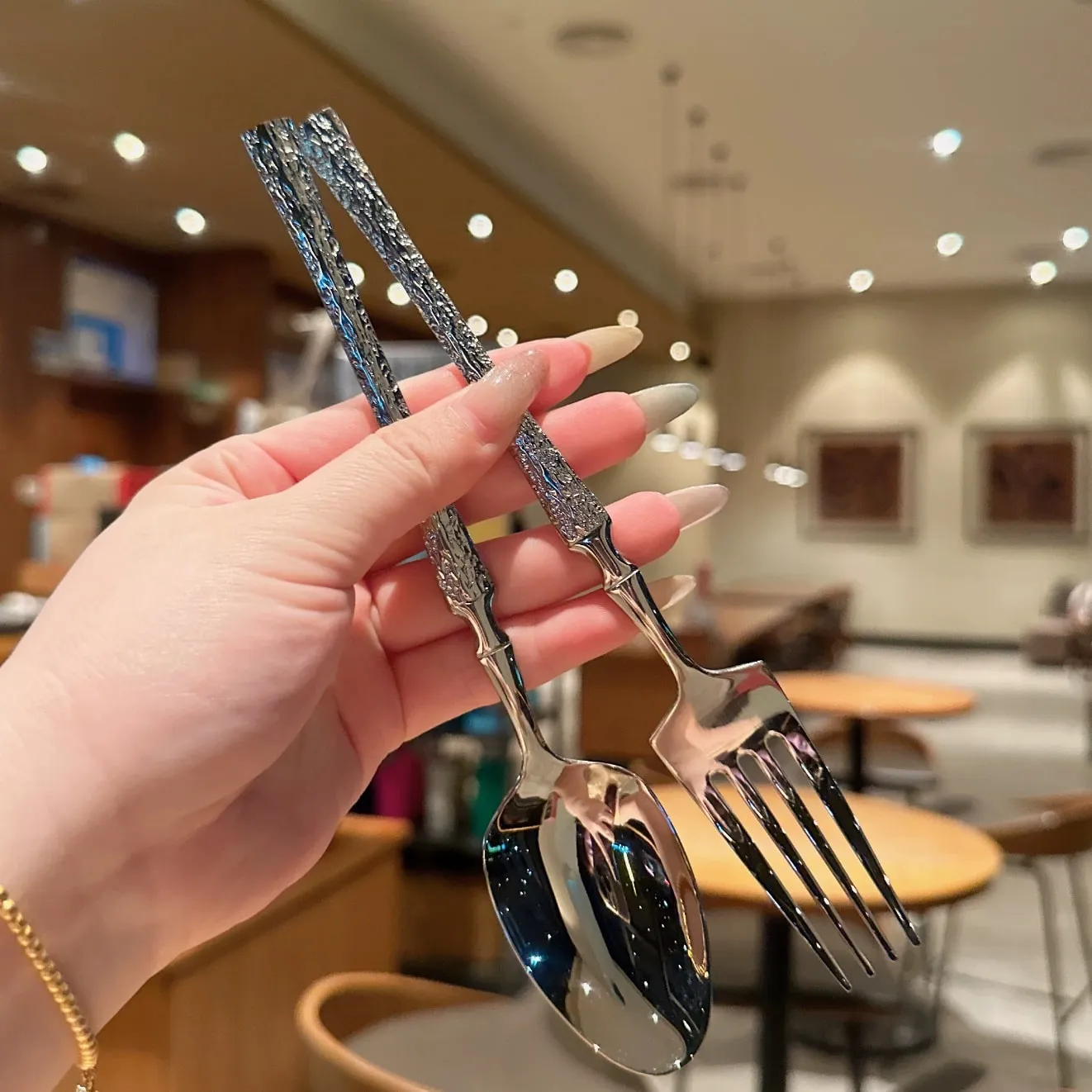 Premium fork spoon