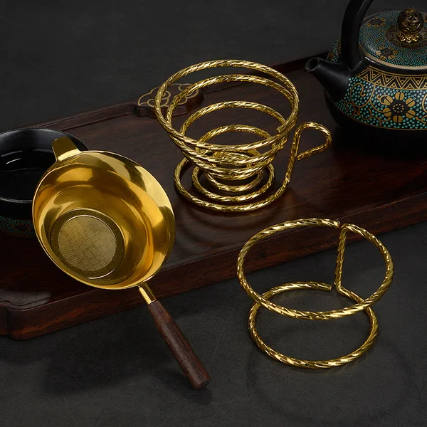 Single ear tea drain + spring base