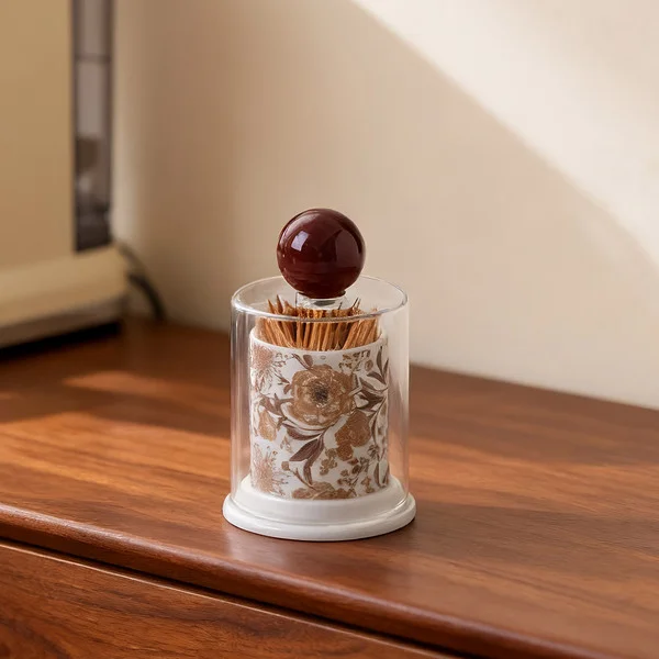 Huaying-[toothpick holder] glass lid