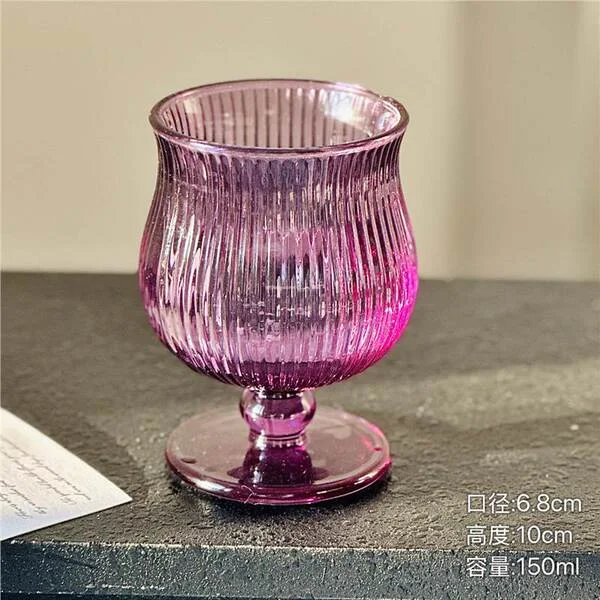 Stripes-purple waist cup (150ml)