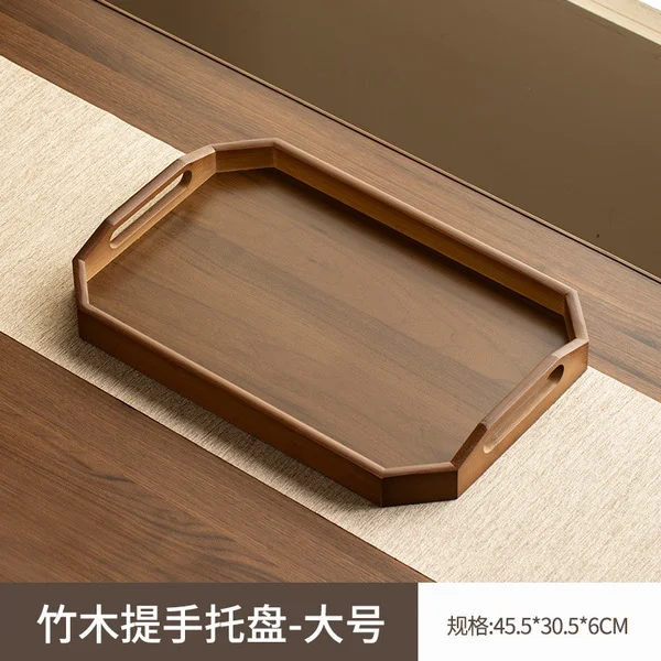 Walnut color octagonal handle-large size [45*30*5.5]