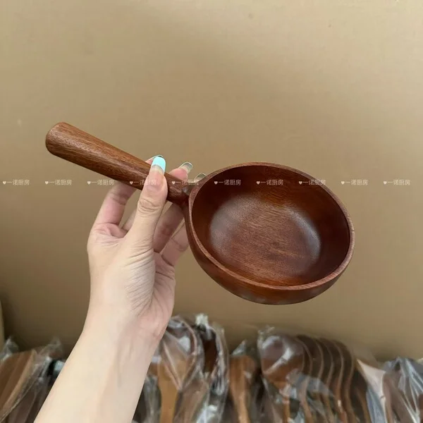 Eat sowing powder spoon [sabi wood]
