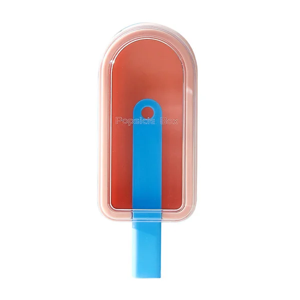 Ice Cream Mold Food-Grade Household Use for Children to Make Popsicles, Ice Cream, and Homemade Ice Cakes with a Lid; Cherry blossom powder