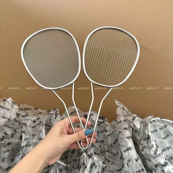 304 Stainless Steel Colander Dumpling Neat Spoon Spoon Spoon Spoon Filter Mesh Fine Mesh Large Hedge for Household 4 Sold 0