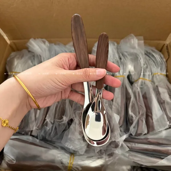 Kitchen 304 Stainless Steel Food Grade Baby Spoon Household Baby Food Tool Baby Spoon for Complementary Food